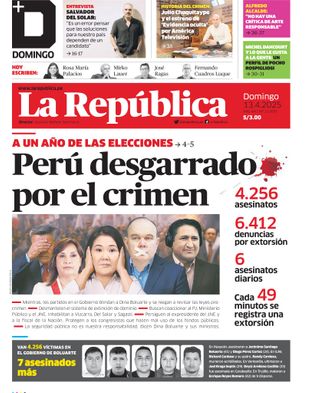 Edición Impresa - La Republica | Sur - Domingo 13 de Abril del 2025