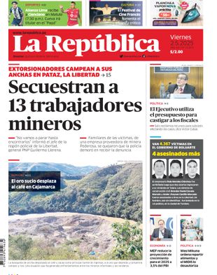 Edición Impresa - La Republica | Norte - Viernes 02 de Mayo del 2025