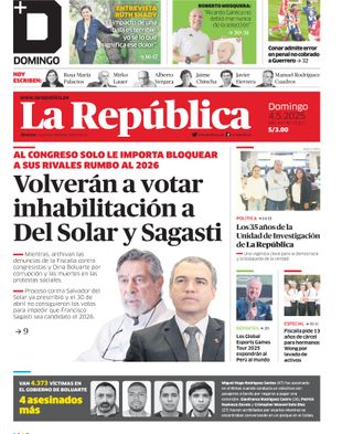 Edición Impresa - La Republica | Norte - Domingo 04 de Mayo del 2025