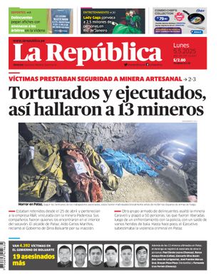Edición Impresa - La Republica | Lima - Lunes 05 de Mayo del 2025