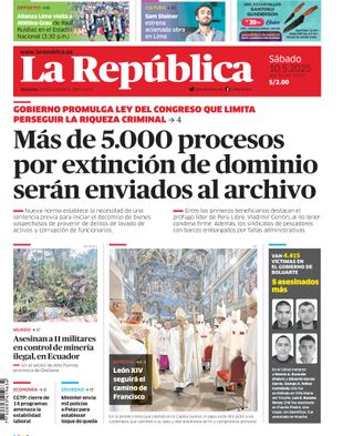 Edición Impresa - La Republica | Norte - Sabado 10 de Mayo del 2025