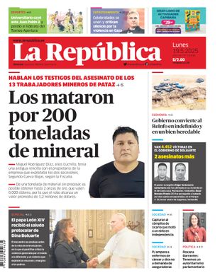Edición Impresa - La Republica | Lima - Lunes 19 de Mayo del 2025