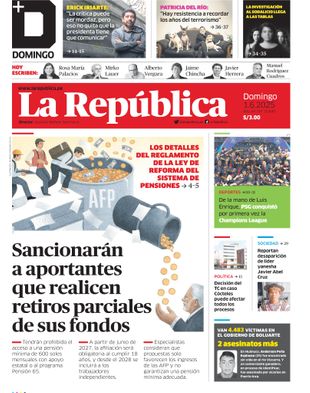 Edición Impresa - La Republica | Norte - Domingo 01 de Junio del 2025