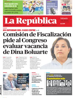 Edición Impresa - La Republica | Norte - Sabado 07 de Junio del 2025