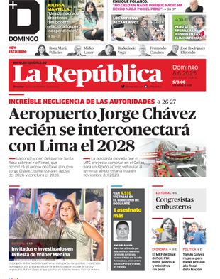 Edición Impresa - La Republica | Norte - Domingo 08 de Junio del 2025