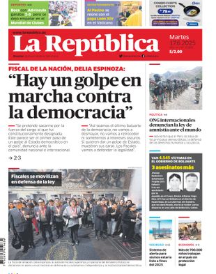 Edición Impresa - La Republica | Norte - Martes 17 de Junio del 2025
