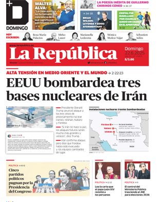 Edición Impresa - La Republica | Sur - Domingo 22 de Junio del 2025