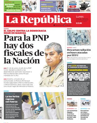 Edición Impresa - La Republica | Norte - Lunes 23 de Junio del 2025