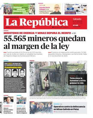 Edición Impresa - La Republica | Lima - Sabado 05 de Julio del 2025