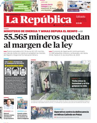 Edición Impresa - La Republica | Norte - Sabado 05 de Julio del 2025