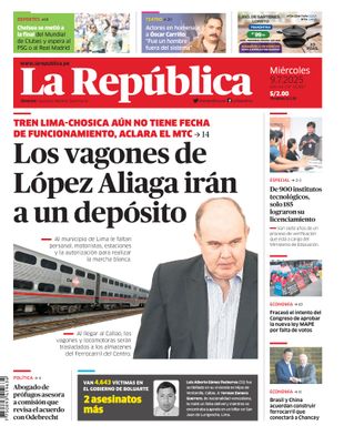 Edición Impresa - La Republica | Lima - Miercoles 09 de Julio del 2025