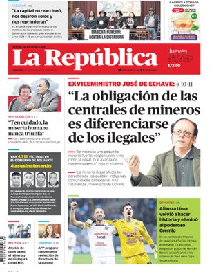 Edición Impresa - La Republica | Norte - Jueves 24 de Julio del 2025