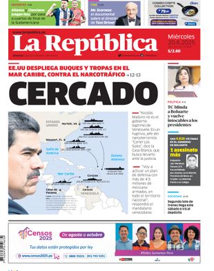 Edición Impresa - La Republica | Sur - Miercoles 20 de Agosto del 2025