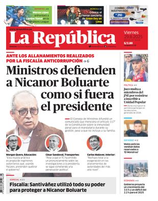 Edición Impresa - La Republica | Lima - Viernes 29 de Agosto del 2025