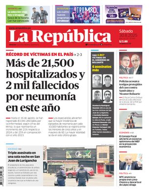 Edición Impresa - La Republica | Lima - Sabado 30 de Agosto del 2025