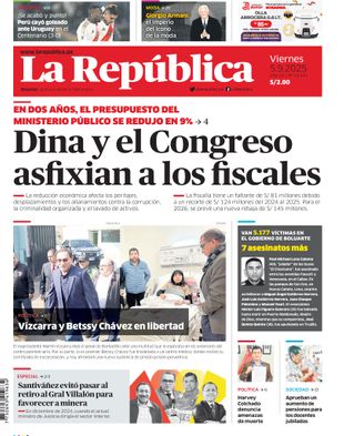 Edición Impresa - La Republica | Sur - Viernes 05 de Setiembre del 2025