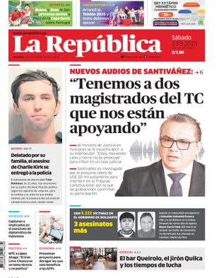 Edición Impresa - La Republica | Sur - Sabado 13 de Setiembre del 2025