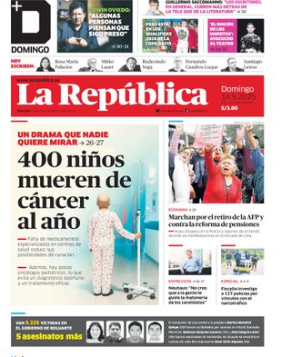 Edición Impresa - La Republica | Sur - Domingo 14 de Setiembre del 2025