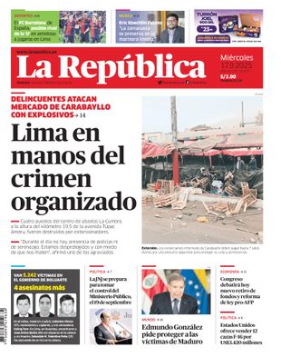 Edición Impresa - La Republica | Lima - Miercoles 17 de Setiembre del 2025