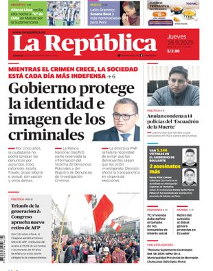 Edición Impresa - La Republica | Norte - Jueves 18 de Setiembre del 2025