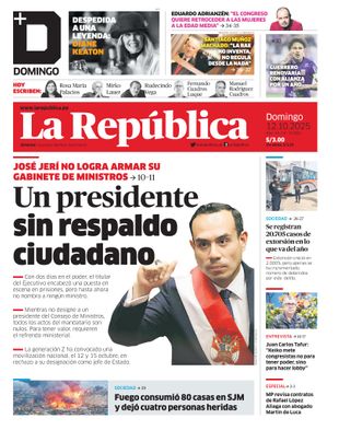 Edición Impresa - La Republica | Lima - Domingo 12 de Octubre del 2025