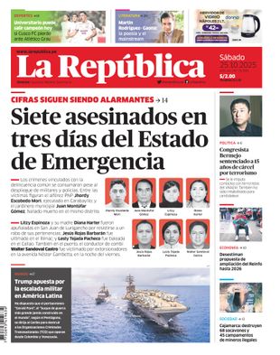Edición Impresa - La Republica | Lima - Sabado 25 de Octubre del 2025