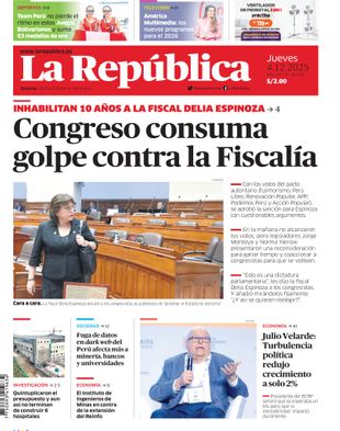 Edición Impresa - La Republica | Norte - Jueves 04 de Diciembre del 2025