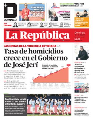 Edición Impresa - La Republica | Lima - Domingo 07 de Diciembre del 2025
