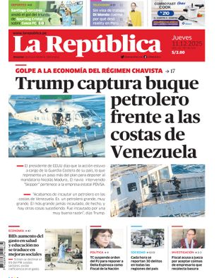 Edición Impresa - La Republica | Sur - Jueves 11 de Diciembre del 2025