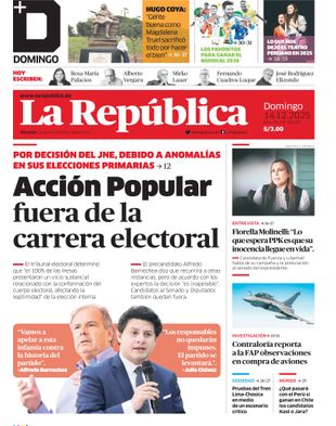 Edición Impresa - La Republica | Sur - Domingo 14 de Diciembre del 2025