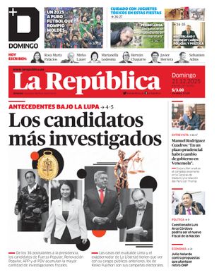 Edición Impresa - La Republica | Lima - Domingo 21 de Diciembre del 2025