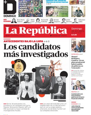 Edición Impresa - La Republica | Sur - Domingo 21 de Diciembre del 2025