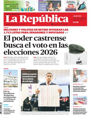 Edición Impresa - La Republica | Norte - Jueves 25 de Diciembre del 2025