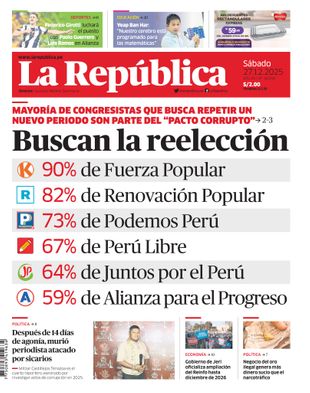 Edición Impresa - La Republica | Lima - Sabado 27 de Diciembre del 2025