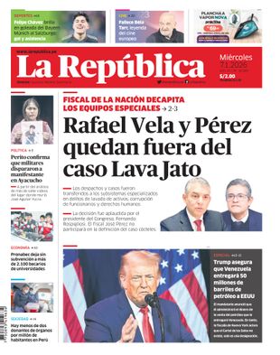 Edición Impresa - La Republica | Lima - Miercoles 07 de Enero del 2026
