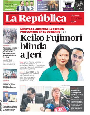 Edición Impresa - La Republica | Sur - Viernes 23 de Enero del 2026