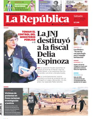 Edición Impresa - La Republica | Sur - Sabado 24 de Enero del 2026