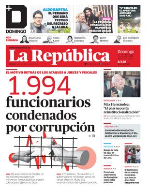 Edición Impresa - La Republica | Lima - Domingo 01 de Febrero del 2026