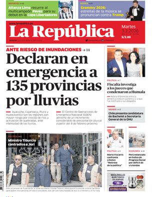 Edición Impresa - La Republica | Sur - Martes 03 de Febrero del 2026