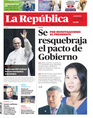 Edición Impresa - La Republica | Sur - Jueves 05 de Febrero del 2026
