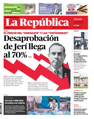 Edición Impresa - La Republica | Lima - Sabado 07 de Febrero del 2026