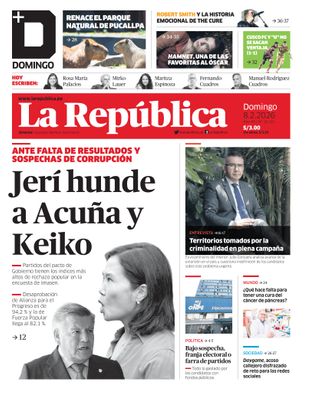 Edición Impresa - La Republica | Lima - Domingo 08 de Febrero del 2026