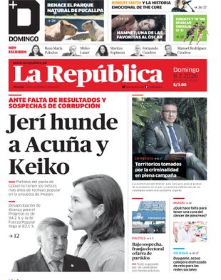 Edición Impresa - La Republica | Sur - Domingo 08 de Febrero del 2026