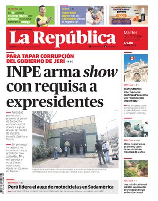 Edición Impresa - La Republica | Lima - Martes 10 de Febrero del 2026