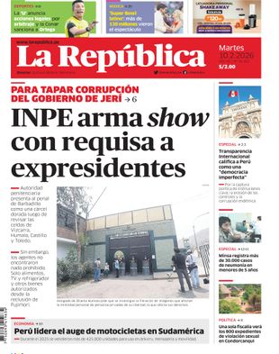 Edición Impresa - La Republica | Sur - Martes 10 de Febrero del 2026