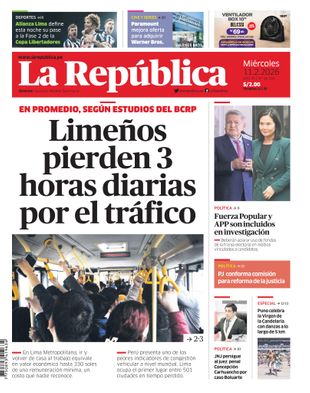 Edición Impresa - La Republica | Lima - Miercoles 11 de Febrero del 2026
