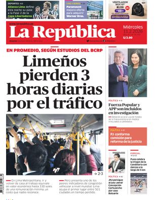 Edición Impresa - La Republica | Sur - Miercoles 11 de Febrero del 2026