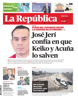 Edición Impresa - La Republica | Lima - Martes 17 de Febrero del 2026