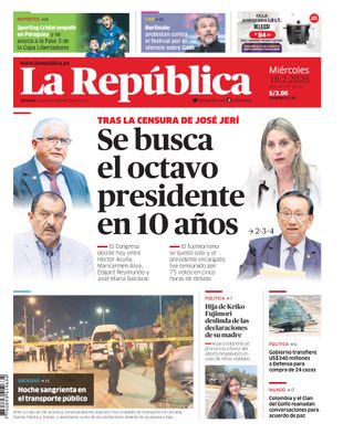 Edición Impresa - La Republica | Lima - Miercoles 18 de Febrero del 2026
