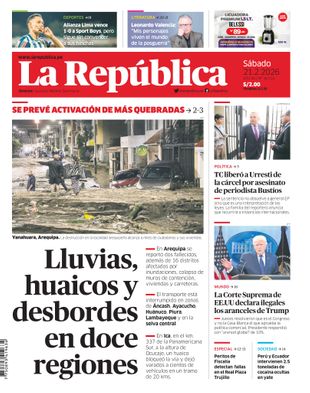 Edición Impresa - La Republica | Lima - Sabado 21 de Febrero del 2026